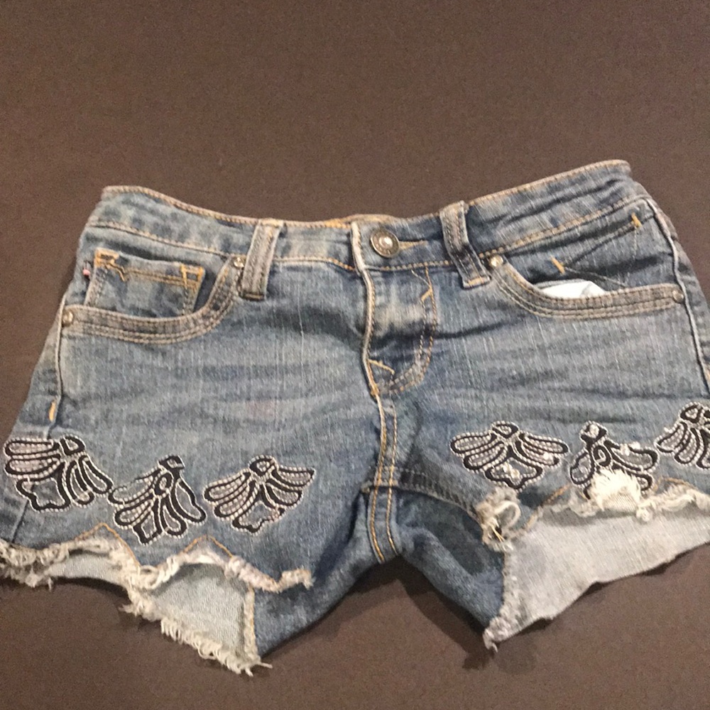 Girls jean shorts